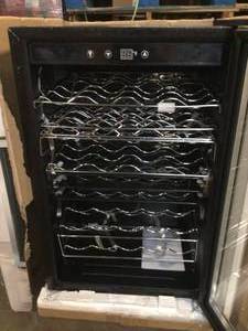 Vissani 4.3 Cu. ft. Wine and Beverage Cooler in Stainless Steel Customer Returns See Terms on Auction