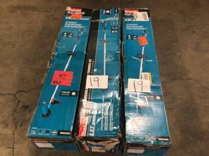 Lot of 3 Makita 18V LXT Lithium-Ion Brushless Cordless String Trimmer Kit Customer Returns See Terms on Auction