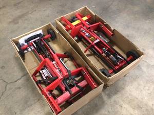 Lot of 2 MoJack HDL 500 Lawn Mower Lift Customer Returns on Auction