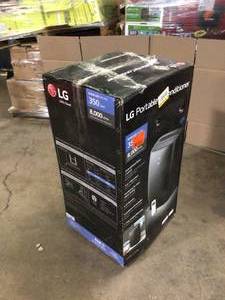 8,000 BTU (DOE) 115-Volt Portable Air Conditioner LP0821GSSM Cools 350 Sq. Ft. with Dehumidifier Function, Wi-Fi Enabled by LG Electronics Customer Returns See Terms on Auction