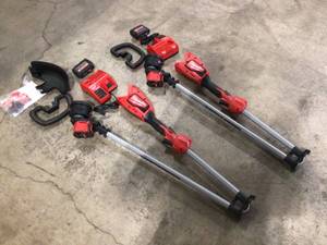 Lot of 2 Milwaukee M18 18V Lithium-Ion Brushless Cordless String Trimmer Kit with 6.0 Ah Battery and Charger Customer Returns See Terms on Auction