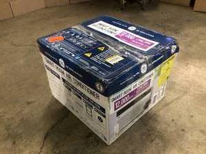 GE 12,000 BTU 115-Volt Smart Window Air Conditioner for 550 sq ft Rooms with WiFi and Remote in White, ENERGY STAR Customer Returns See Terms on Auction