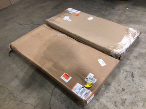 Lot of 2 Edsal 5-Shelf Steel Shelving Unit in Black (72 in. H x 48 in. W x 24 in. D) Customer Returns See Terms on Auction