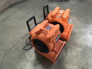 RIDGID 1625 CFM Blower Fan Air Mover with Handle and Wheels, Open Box - Review all pictures