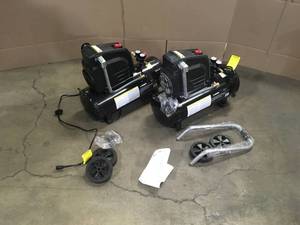 Husky 8G 150 PSI Hotdog Air Compressor, Lot of 2 - Customer returns - Review all pictures