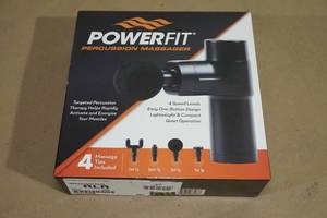 lot 27 image: PowerFit Percussion Massager Gun