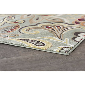 lot 99 image: Tayse Deco Area Rug - 5 x 7