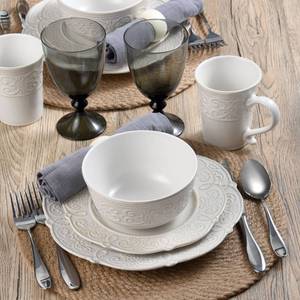 lot 157 image: Pfaltzgraff Abby Dinnerware Set - Missing 2 Coffee Cups