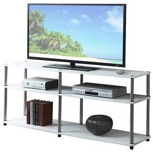 lot 196 image: Convenience Concepts 3 Tier 60 TV Stand - White