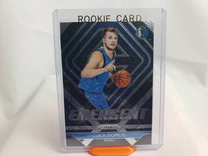 lot 48 image: Luka Doncic Prizm Emergent Rookie Card No. 3