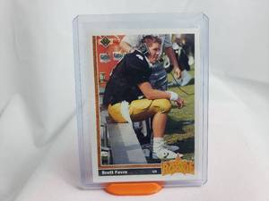 lot 56 image: Brett Favre Star Rookie Card Upper Deck No. 13