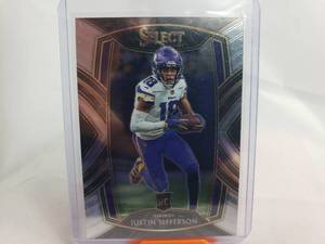 lot 75 image: Justin Jefferson Panini Select Rookie Card No. 261