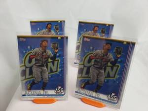 lot 82 image: Lot of 4 Ronald Acuna Jr. All Star Game Cards US220 Update Series