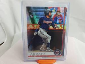 lot 89 image: Luis Arraez Foil Rookie Card Topps US247