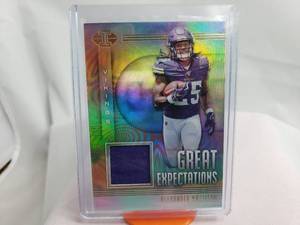 lot 92 image: Alexander Mattison Panini Great Expectations Patch No. GE-AMA