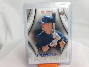 lot 105 image: Matt Tolbert Autograph Card Upper Deck Signature Series No. 174