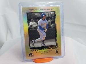 lot 111 image: Carlos Beltran Wilmington Blue Rocks Upper Deck Top Prospects Rookie Card No. 15