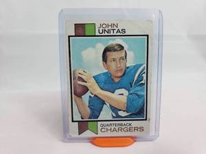 lot 2 image: John Unitas Topps #455