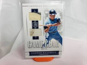 lot 13 image: Harmon Killebrew Panini National Treasures Patch Numbered 0325