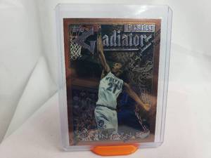 lot 25 image: Kevin Garnett Topps Finest Gladiator Card 66 Theme G26