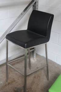 lot 244 image: Faux Leather Bar Chair