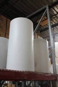 lot 301 image: Lot of (2) Plastic Table Base Cylinders