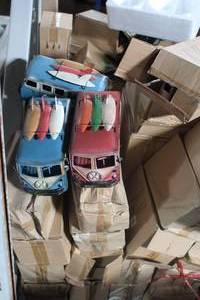lot 350 image: Lot of (20) Metal VW Buses