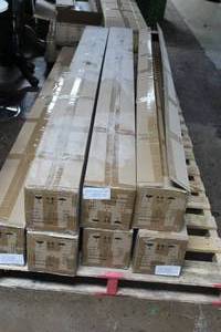 lot 173 image: Lot of (3 Cases) US Luminaire USL-SLED2V-8-64W-LV-50K-10V 5000K Light Fixtures 4-count (New In Box)