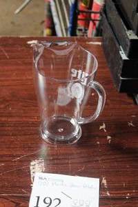 lot 192 image: Lot of (10) Lite Plastic Beer Pitchers
