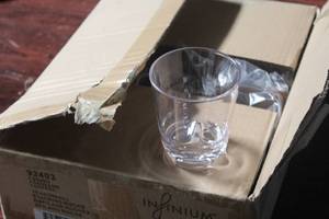 lot 193 image: Lot of (12) 10-oz Plastic Rock Glasses