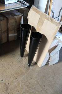 lot 189 image: Lot of (4) Cone Display Vases