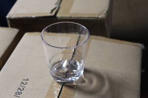 lot 196 image: Lot of (2 Cases) Rock Glasses 10-oz Plastic 12-count