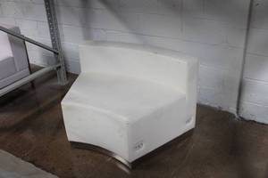 lot 218 image: Lot of (2) Faux Leather Sectional