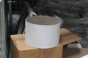 lot 268 image: Lot of (1) 16 Drum Lamp Shade