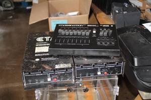 lot 64A image: Lot of (3) Lighting Controls - Imagenation Microprocessor Lighting Control, ETA Ultraplex Programmable Dimmer Pack (x2)