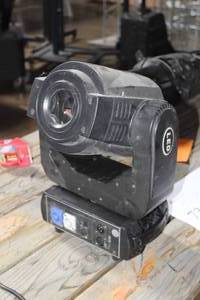 lot 74A image: DJ Lighting LED Spot Moving Head Light