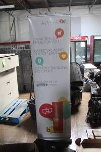 lot 68 image: 2-Sided Banner Display