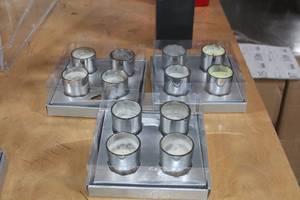lot 104 image: Lot of (12) Candle with Silver Glass Candleholder