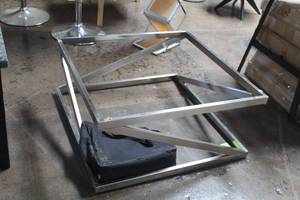 lot 151 image: Aluminum Coffee Table Stand