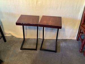 Set of 2 Pier 1 Slide-under Tables