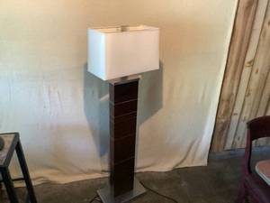 Rectangular Floor Lamp & Shade