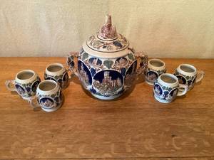 Vintage Gerz Germany Castle Stoneware