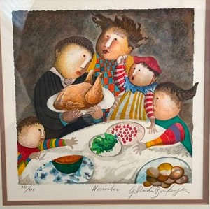 lot 10 image: November Lithograph Signed G. Rodo Boulanger Numbered 352475