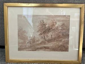 lot 62 image: Vintage Sepia Tone Picture