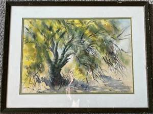 lot 20 image: Original Watercolor signed Laree M. Johnson