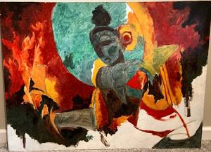 lot 39 image: Original Oil on Canvas by P. Gustafson