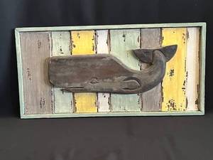 lot 23 image: Handcarved Mango Wood Whale - From Philippines