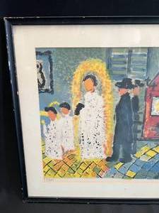 lot 58 image: Vintage Signed and Numbered Lithograph