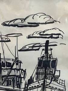 lot 64 image: Minnesota Artist Pier Gustafson