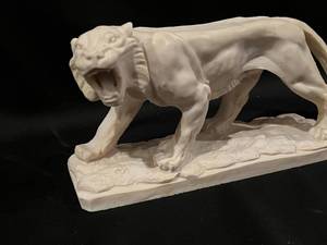lot 100 image: Carved Lion